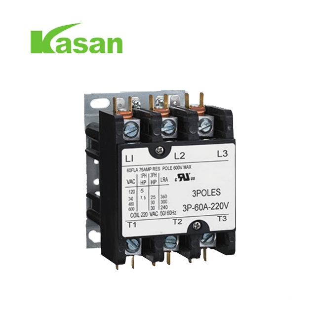 HVAC 24V/120V/240V/277V/480V için UL onaylı 30A 3P hava Kontaktörü